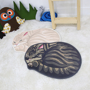 고양이 극세사 매트 - 2color